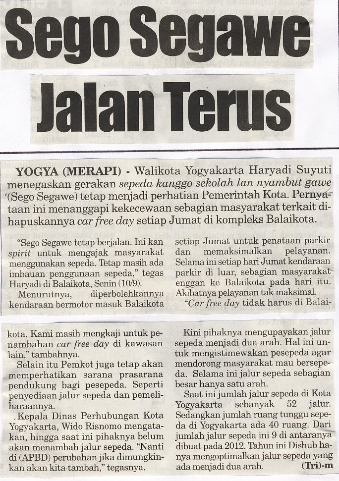 Kliping jogja terbaru